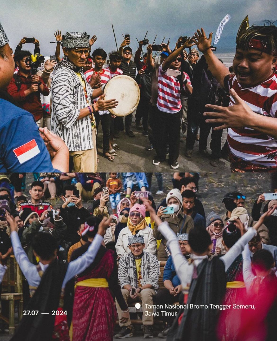 Crowd in Eksotika Bromo Festival